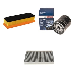 Bosch Filtre Bakım Seti Fiat 500 500c 1.2 Benzin Hava + Yağ F. + Polen Filtre Bosch