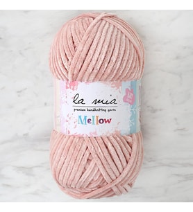 La Mia Mellow Pudra Pembe El Örgü İpi - 924 - 34168
