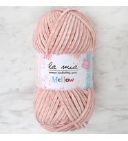 La Mia Mellow Pudra Pembe El Örgü İpi - 924 - 34168
