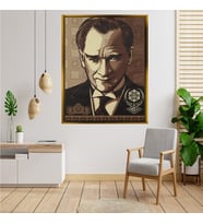 ÇERÇEVELİ ATATÜRK TABLO S74