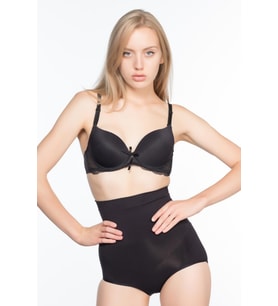 SİYAH MI Emay 7024 Yüksek Bel Slip Korse