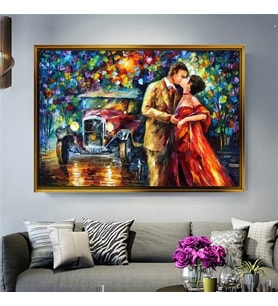 Altın Çerçeveli dekoratif tablo a942 (Gold)