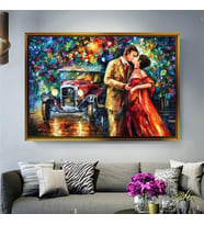 Altın Çerçeveli dekoratif tablo a942 (Gold)