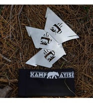 Kamp Ayısı® Barista Dripper™ Filtre Kahve Damıtıcı: Katlanır Paslanmaz Metal Kah (Gri)