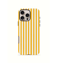 iPhone 16 Pro Vorian Çift Katmanlı Kılıf Golden Pinstripe