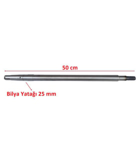 E-Yük Arabası Arka Aks 16 Freze 50 Cm İth