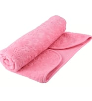 Pembe Bebek Çocuk Battaniyesi, Kabartmalı Yumuşak Mevsimlik 90 x 110 cm Örtü