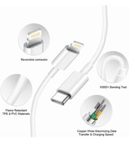 Apple iPhone 2m USB-C to Lightning 2m  iPhone 15 pro max 14 Pro Max 13 12 ve 11 X XR XS İpad Tüm Pro Max Modelleri İle Uyumlu USB-C to Lightning 2m PD Hızlı Şarj ve Data Kablosu ( Türkiye Garantili)
