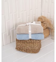 %100 Pamuk İkili 70x140 cm Banyo Havlu Seti Baveno (04)