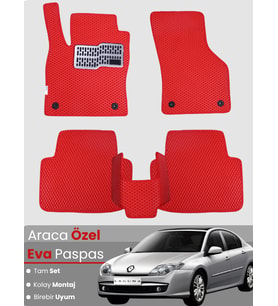 RENAULT LAGUNA 3 (2008-2015) Uyumlu EVA Paspas Tam Set–Oto Paspas,Araca Özel