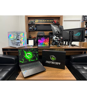 Monster Tulpar T6 V3.3.1 i7-13700HX 32GB 1TB RTX5060 16" W11 WUXGA Oyuncu Bilgisayarı (İKİNCİ EL)