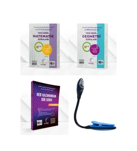 Karekök Yayınları Karekök Yayın. TYT Kazandıran Soru Bankası Yeni Nesil Sorular Muhteşem Set + Kitap Okuma Işığı He (Çok Renkli)
