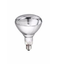 tungsram  250-150  Watt Şeffaf Cam Infrared Isıtıcı Ampul Lamba (Beyaz)