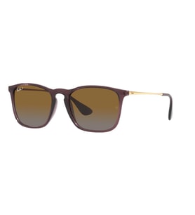 Ray-Ban RB4187 6593T5 54 Polarize Unisex Güneş Gözlüğü (Şeffaf)