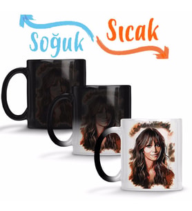 Halle Berry Sihirli Kupa Bardak Porselen