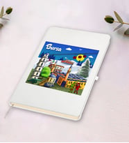 Bursa Tasarımlı Beyaz Defter