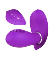 Censan Uzaktan Kumandalı Külot İçi USB Şarjlı Ultra Lux Teknolojik Vibratör - Sessiz, Su Geçirmez, Giyilebilir Tasarım Mor