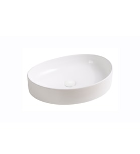 EY-4713 Tezgah Üstü Lavabo Parlak Beyaz