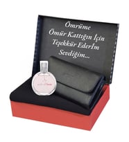 Kadın Siyah Penye Şal Cüzdan Avon Wish Of Love Parfüm