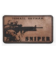 KESKİN NİŞANCI Deri İsimlik  - SNIPER İsimlik