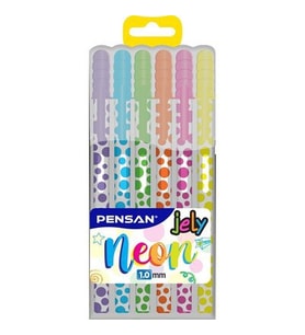 Pensan Jely Neon Jel Kalem 6'Lı 2801