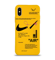 Apple iPhone X Uyumlu Lansman Kılıf Sneakers Tasarımlı Altı Kapalı İçi Kadife Kaplı Silikon Kapak (Şeffaf)
