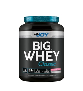 Bigjoy Sports BIGWHEY Whey Protein Classic Çilek 990g 30 Servis
