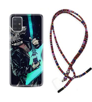 Samsung a71 A72 A73 A7 A9 2018 C7 C9 Kılıf Boyun Asklı Rasta Silikon Dog Guitar 1789