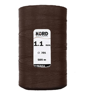 Kord 207 Kahverengi 1.1 mm 500 m Mumlu El Saracı ve Dikiş İpi