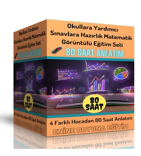 Okullara Yardımcı Sınavlara Hazırlık Matematik Seti (80 Saat Anlatım)