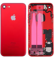 Apple İphone 7 full Dolu Kasa Kapak + Tamir Seti (Kırmızı)