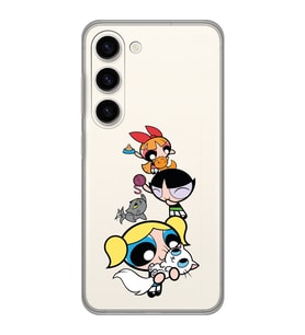 Samsung Galaxy S23 Uyumlu Girls Tasarımlı Şeffaf Telefon Kılıfı