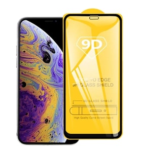 ALLY İPhone 11 Pro Max /XS Max 6.5 9D Full Glue Tempered Cam Ekran Koruyucu-(5775) - SSSSSS2189-20