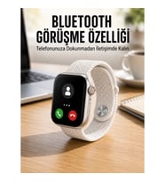 Mey İthalat® Akıllı Saat Tema Değiştirme Uyku ve Sağlık Takibi Bluetooth Bağlantılı