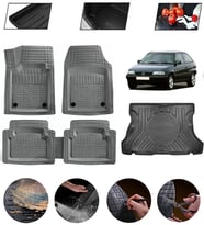 Opel Astra F 1991-1998 Hatchback Uyumlu Paspas Araca Özel Bagaj Havuzu MBS Gri