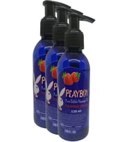 Playboy Pure Edible Massage Oil 120ML Çilek Aromalı Masaj Yağı 3 Adet