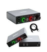 Midex GLX-700GR Üst Segment Usb Stüdyo Ses Kartı 2 Giriş 2 Çıkış 24bit/192kHz