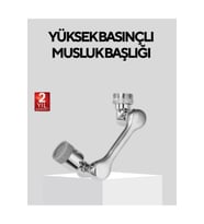 Döner Musluk Başlığı Çok Açılı Robotik Kol Su Tasarruflu