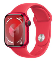 Apple Watch Seri 9 Gps 41MM (Product)Red Alüminyum Kasa Spor Kordon - M/l MRXH3TU/A