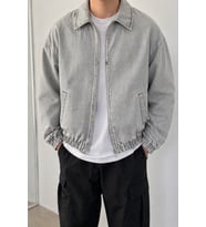 Erkek Oversize Bomber Ceket Fermuarlı Basic Günlük Şık Mont