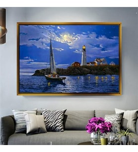 Altın Çerçeveli dekoratif tablo a804 (Gold)