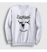 Presmono Unisex Beyaz Finland Korpiklaani Sweatshirt 161722tt (Beyaz)
