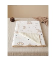 - %100 Pamuk Bebek Battaniyesi Pikeli 100x100