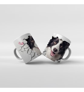 Baskılı Kupa Bardak Sevimli Köpekler - 14