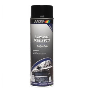 Motip Üniversal Akrilik Sprey Boya PARLAK SİYAH 500 ml