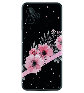 General Mobile GM 24 Pro Kılıf Resimli Desenli Baskılı Silikon Siyah Şerit Mermer 1298