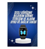 Mey İthalat® Arama Cevaplayabilen Akıllı Saat Bluetooth Bağlantılı Sosyal Medya Girişli