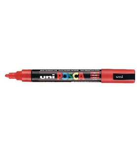 Uni Posca PC-5M Boyama Markörü 1.8-2.5 mm KIRMIZI 