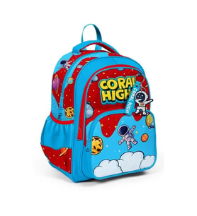 CORAL HIGH 33245 ASTRONOT UZAY DESENLİ ÜÇ BÖLMELİ SIRT ÇANTASI