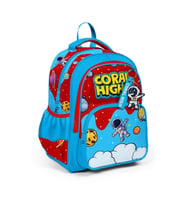 CORAL HIGH 33245 ASTRONOT UZAY DESENLİ ÜÇ BÖLMELİ SIRT ÇANTASI